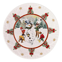 Toy's Fantasy Чаша с рельефом "Лепка снеговика" 25 см 430 мл