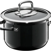 Кастрюля высокая 5,9 л/24 см со стеклянной крышкой Fusiontec Compact