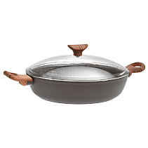 Cковорода с крышкой 28 см Black Rock & Rose