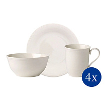 Color Loop Natural Набор посуды 12 предметов											