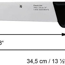 Classic Line Кухонный нож 34 см с лезвием 20 см