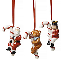 Nostalgic Ornaments Набор игрушек 3 предмета "Карамельная трость"