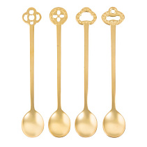 Sambonet Party Набор ложек для вечеринки, 4 штуки Oriental Living Antique Pvd Gold